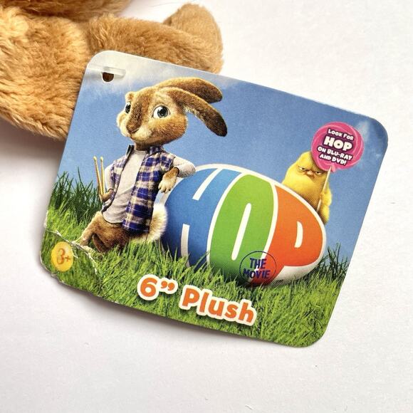 Hop The Movie Lot of 2 Mini Plush Bunny Rabbit 6" Boy Pink Beret Stuffed Animal - Picture 6 of 8